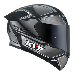 Kask Motocyklowy KYT TT-COURSE TOURIST szary - XL