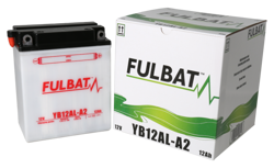 Akumulator FULBAT YB12AL-A2 (suchy, obsługowy, kwas w zestawie)