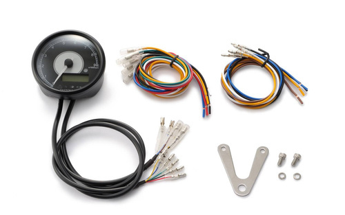 Daytona Obrotomierz VELONA 80 9,000 RPM, Białe światło LED, Czarny 87792