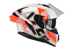 Kask Motocyklowy LAZER RAFALE SR Pixel (kol. Biały - Czarny - Czerwony) rozm. L
