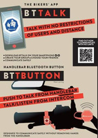 BTT BUTTON - MOTORBIKE PTT