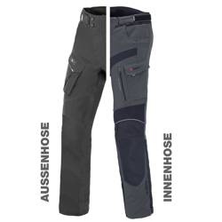 Spodnie motocyklowe BUSE ZESTAW EXRC Porto czarny/szary łupek Z27
