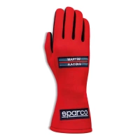 Sparco Martini Land Classic Race Kart Gloves (FIA & SFI) red