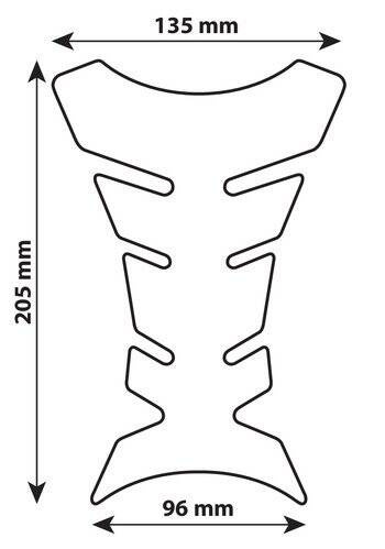 90010 Pro-Tank X1 tank pad Carbon