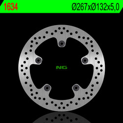 NG TARCZA HAMULCOWA PRZÓD YAMAHA X-MAX 125 14-18, 300 17-18, 250 17, MBK SKYCRUISER 125 06-11 (267X132X5,0MM) (5X8,5MM)