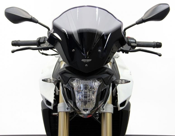 Szyba motocyklowa MRA BMW F 800 R, E8ST, 2015-, forma R, bezbarwna