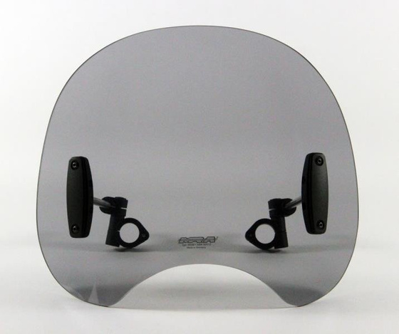 Uniwersalna szyba do motocykli bez owiewek MRA, forma ROC, czarna
