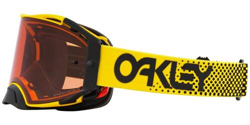 Oakley Goggles Airbrake MX żółte Prizm mx bronze