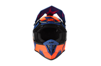 Kask Motocyklowy LAZER OR3 Rocky (kol. Niebieski - Czerwony fluo) rozm. M