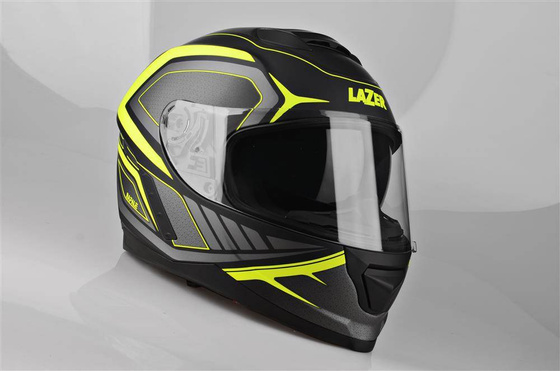 Kask Motocyklowy LAZER RAFALE Hexa (kol. Czarny - Żółty - Matowy) rozm. XS