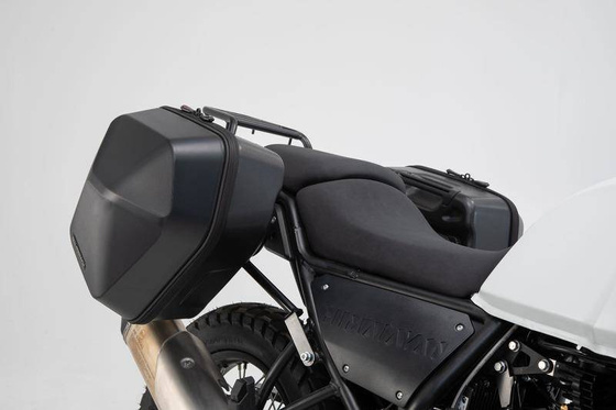 ZESTAW KUFRÓW BOCZNYCH URBAN ABS I STELAŻY SW-MOTECH ROYAL ENFIELD HIMALAYAN (18-), BLACK 2X16,5L