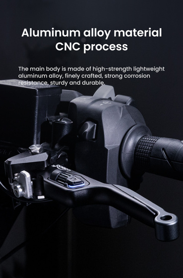 LOBOO Dźwignia hamulca tylnego ze zintegrowanym przełącznikiem świateł (10.1.10372.001.01)