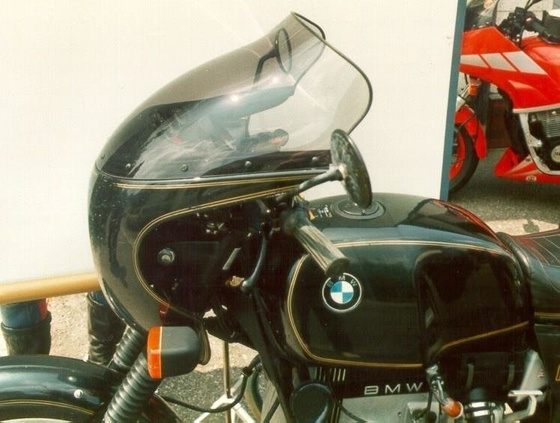 Szyba motocyklowa MRA BMW R 80 S-COCKPIT, BMW247(1), -, forma T, bezbarwna