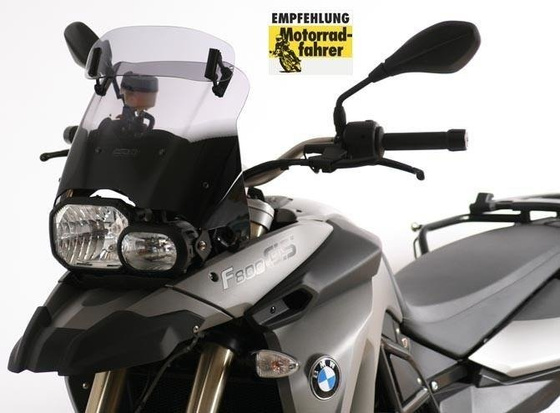 Motorcycle Windshields MRA BMW F 800 GS, E8GS, 4G80, 4G80R, 2008-2017, form VTM, smoke