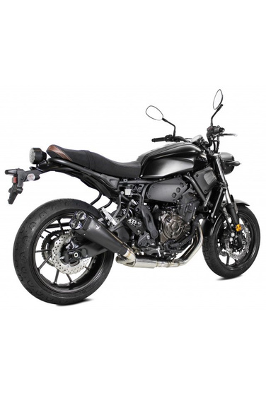 Tłumik IXRACE YAMAHA XSR 700 16-18 - FULL SYSTEM WITH CAT. typ M9 (black) (Homologacja)