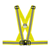 91410 X-Belt, safety reflective cross belt – Yellow