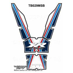 MOTOGRAFIX TANKPAD BMW S1000XR 2015-2017 TB029MSB