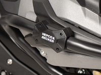 Slidepad set for engine and tank protection bars with a tube diameter of 22 or 25 mm