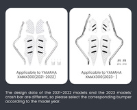 LOBOO Crash Bar do YAMAHA XMAX 300 (2023-) Silver (10.3.01862.001.21)