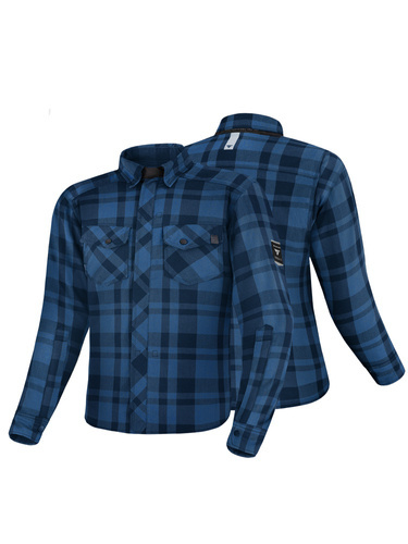 SHIMA RENEGADE 2 Motorbike Shirt Jackets for Men blue
