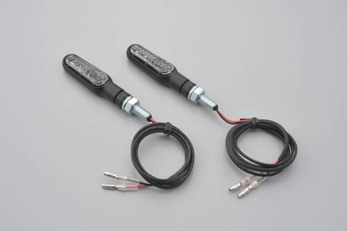 89232 "D-LIGHT" LED INDICATORS PAIR BLACK SMOKE
