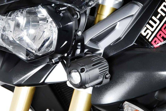 ZESTAW MONTAŻOWY LAMP SW-MOTECH TRIUMPH TIGER 800 MODELS (10-), BLACK