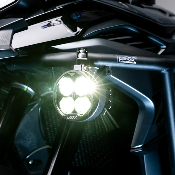 LOBOO L11 światło drogowe i mijania pomocnicze (czarne) (10.1.01111.001.01)