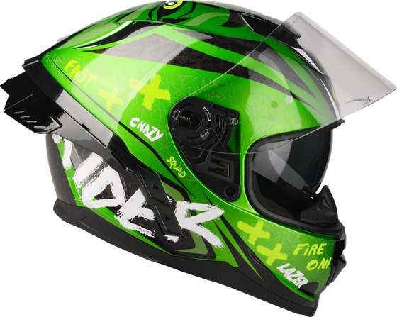 Kask Motocyklowy LAZER RAFALE SR Oni Zielony (kol. Czarny - Zielony) rozm. S