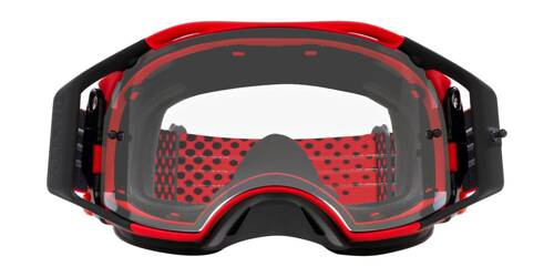 Oakley Goggles Airbrake MX czerwone Clear