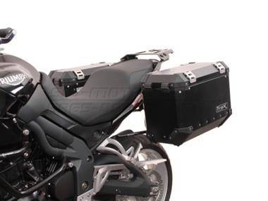 STELAŻ EVO NA KUFRY BOCZNE SW-MOTECH TRIUMPH TIGER 1050 (06-12), BLACK