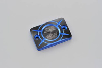SQUARE MASTER CYLINDER TANK CAP, HONDA(B), BLUE