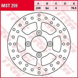TRW LUCAS ZF TARCZA HAMULCOWA PRZÓD MBK YP 125/150 SKYLINER '98-'10, XN 125 '00-'05, YAMAHA YP 125 MAJESTY '98-'09, YP 150/180 MAJESTY '01-'06, XN 125 TEOS '00-'03, TYŁ MBK XQ 125/150 THUNDER '00-'03, YAMAHA XQ 150 MASTER '01-'03 (220X53X4MM)