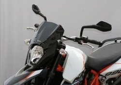 Motorcycle Windshields MRA KTM 990 SUPERMOTO SM / SMR, KTM LC8 SM, 2008-, form SP, black