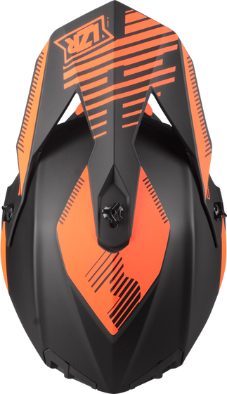 Kask Motocyklowy LAZER OR3 PP3 (kol. Czarny - Czerwony Fluo - Matowy) rozm. 2XL