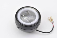 LED HEADLIGHT"CAPSULE120" SIDE-MOUNT, BLACK