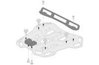 ZESTAW ADAPTERÓW DO ADVENTURE-RACK DO KUFRÓW SHAD 2 SW-MOTECH BLACK