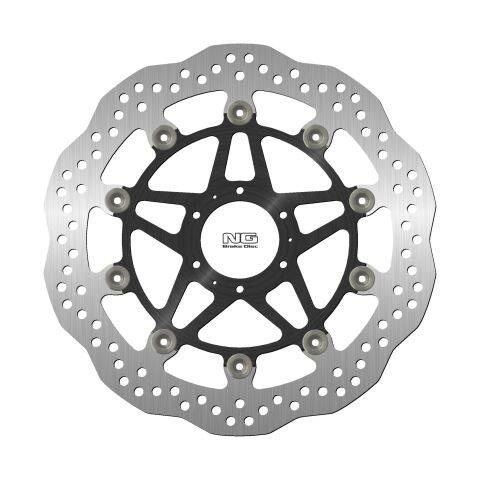 NG TARCZA HAMULCOWA PRZÓD HONDA CBR 1100 XX '99-'04, X-11 '00-'03, CB 1300 '01-'02 (310X62X5MM) (6X6,5MM) ŚRODEK ALUMINIOWY WAVE PŁYWAJĄCA (ŚRODEK ALUMINIOWY)