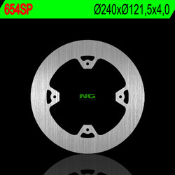 NG TARCZA HAMULCOWA TYŁ HONDA CR 125/250 '02-07, CRF 250/450R '04-'21 (240X121,5X4) (PEŁNA)