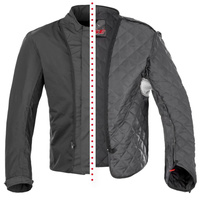 Kurtka motocyklowa BUSE Highland czarno-biała Z102