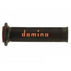 DOMINO Motorcycle Grips A010 BLACK ORANGE A01041C4540B7-0