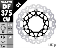 GALFER TARCZA HAMULCOWA PRZÓD SUZUKI GSX 1300R HAYABUSA '21- (WAVE FLOATING) (320X80X6MM)