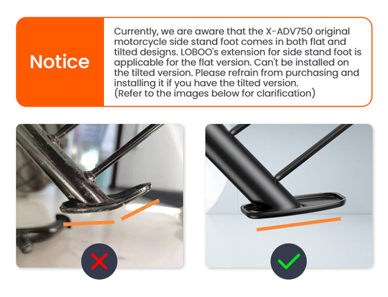 LOBOO Nakładka na stopkę boczną do HONDA X-ADV750 (2021-) (10.3.03332.001.11)