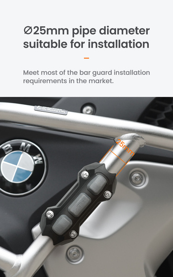 LOBOO Zderzak/Ślizg do Crash Bar o średnicy 25mm/1'' (10.3.20000.010.11)