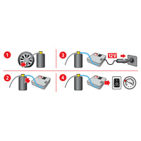 72175 Sigil-Matic, sealant kit for tubeless tyres, 600 ml