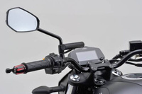 78031 MOUNT BAR 100MM Ø22.2MM BLACK MIRROR CLAMP MOUNT TYPE