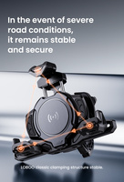 LOBOO Uchwyt na telefon PH02S (z modułem ładowania, na kierownice 22/25/28/32mm) (10.3.08002.104.11)