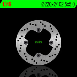 NG TARCZA HAMULCOWA TYŁ HONDA CBR 250 R 11-12 (220X102,5X5,0MM) (4X10,5MM)