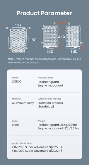 LOBOO Osłona błotna silnika do KTM 1290 Super Adventure S/R (2022-) (10.3.14251.001.01)