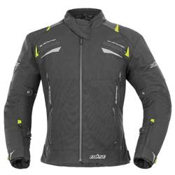 Kurtka motocyklowa BUSE Rico czarno-neonowa L
