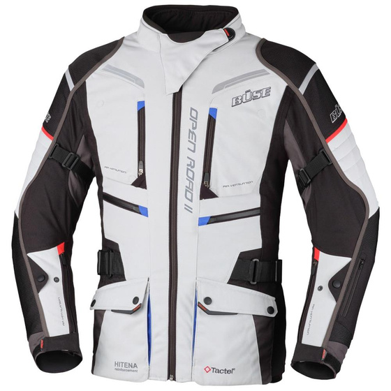 Kurtka motocyklowa damska BUSE Open Road II jasnoszara 46